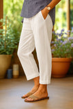 Women's Light Summer Cotton And Linen Casual Pants