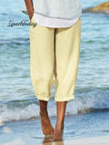 Women's Cotton Linen Comfortable Casual Pants