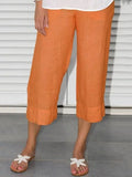 Women's Cotton And Linen Casual Pants