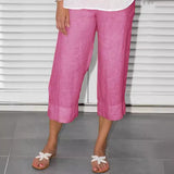 Women's Cotton And Linen Casual Pants