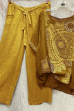 Geometric Print Summer Short Sleeves Two Piece Set