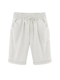 Women's Casual Rolled Cropped Pants