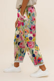 Casual  Pockets Lightweight Drawstring Elastic Waist Women Pants