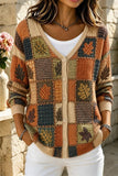 Women Leaf Long Sleeve Comfy Casual Cardigan