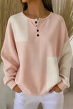 Women Casual Abstract Crew Neck Long Sleeve Sweatshirt