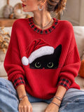 Women's Christmas Crew Neck Sweater